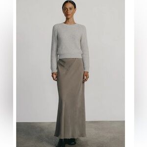 OZMA Harper Maxi Skirt - Size M - 90s Grey